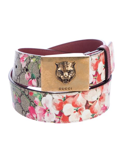 rose gucci belt|Gucci flower belt women's.